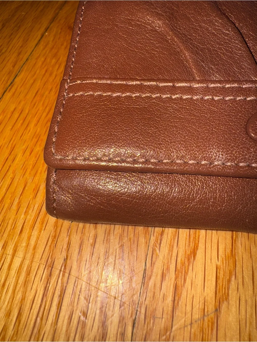 Vintage coach bifold wallet